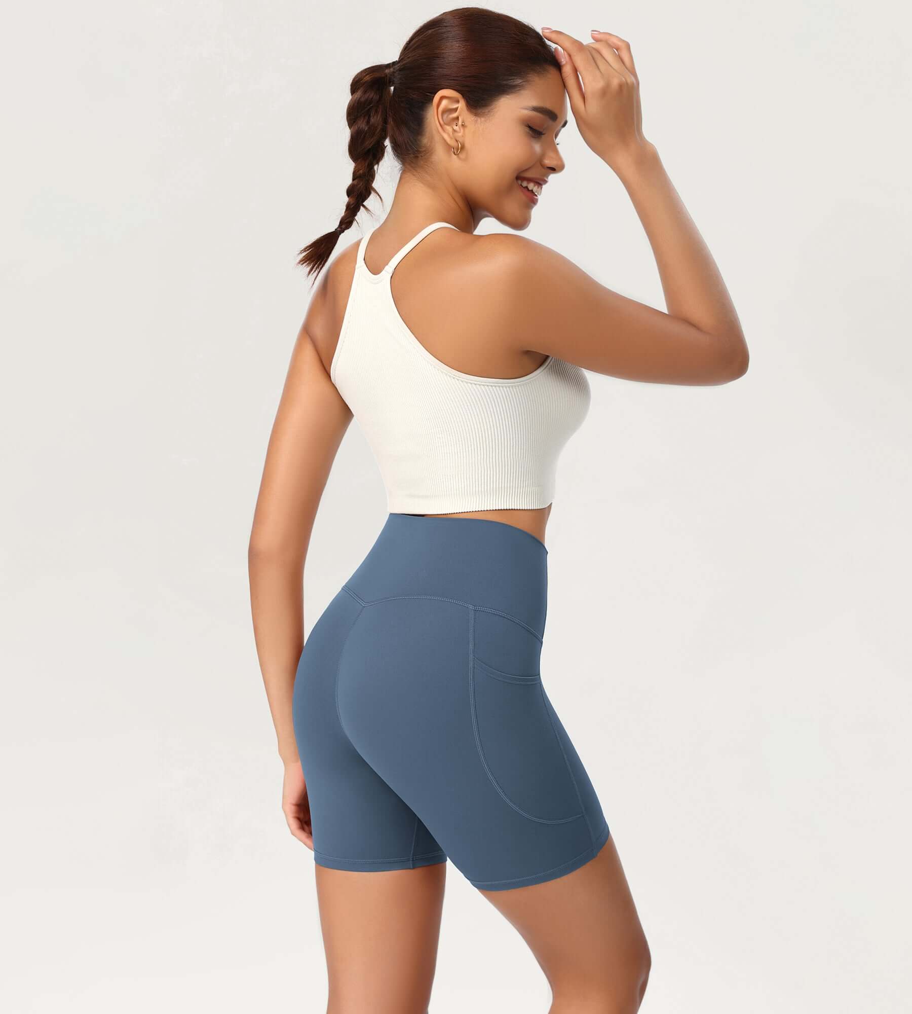ODCLOUD 6 High Waist Lounge Yoga Shorts - ododos