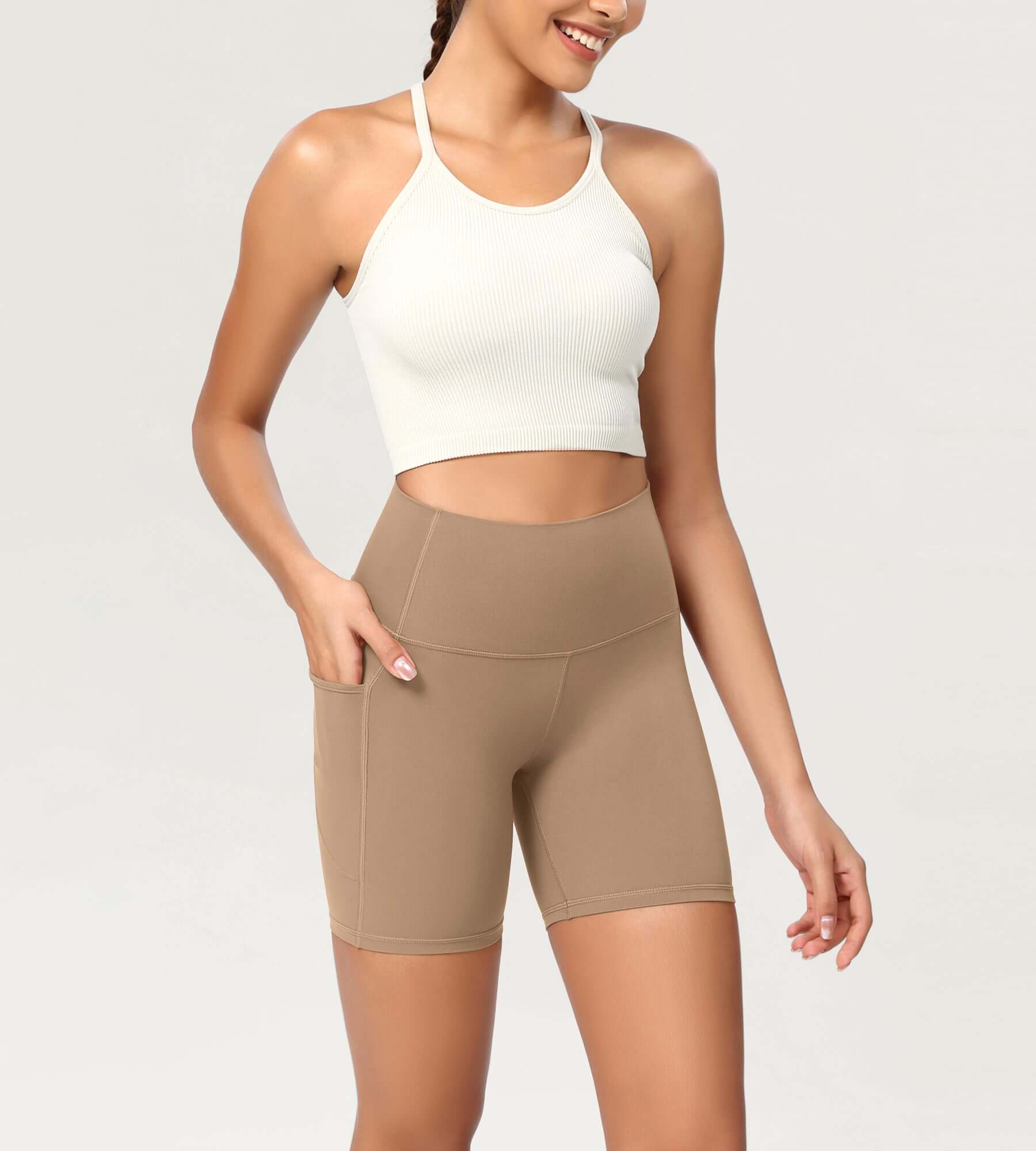 ODCLOUD 6 High Waist Lounge Yoga Shorts - ododos