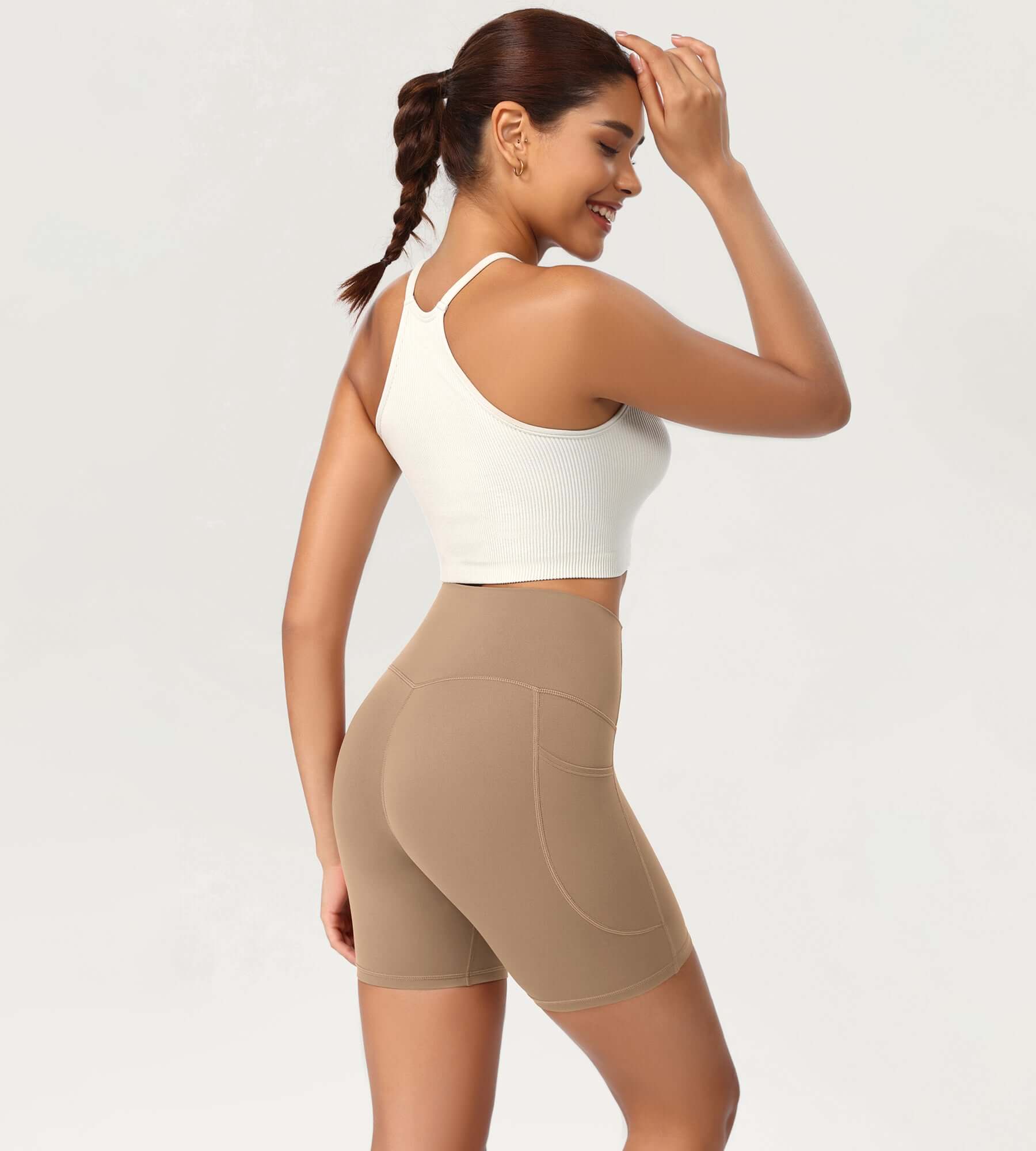 ODCLOUD 6 High Waist Lounge Yoga Shorts - ododos