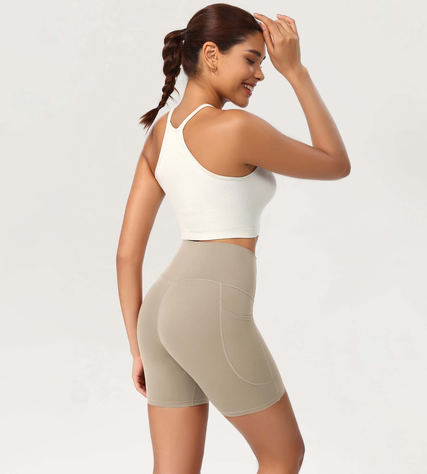 ODCLOUD 6 High Waist Lounge Yoga Shorts - ododos