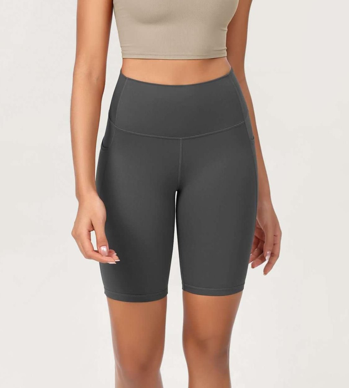 ODCLOUD 8" High Waist Lounge Yoga Shorts - ododos