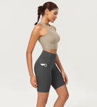 ODCLOUD 8" High Waist Lounge Yoga Shorts - ododos