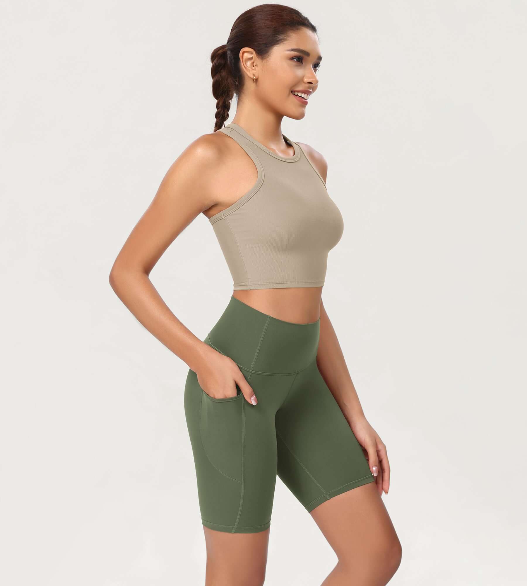 ODCLOUD 8 High Waist Lounge Yoga Shorts - ododos