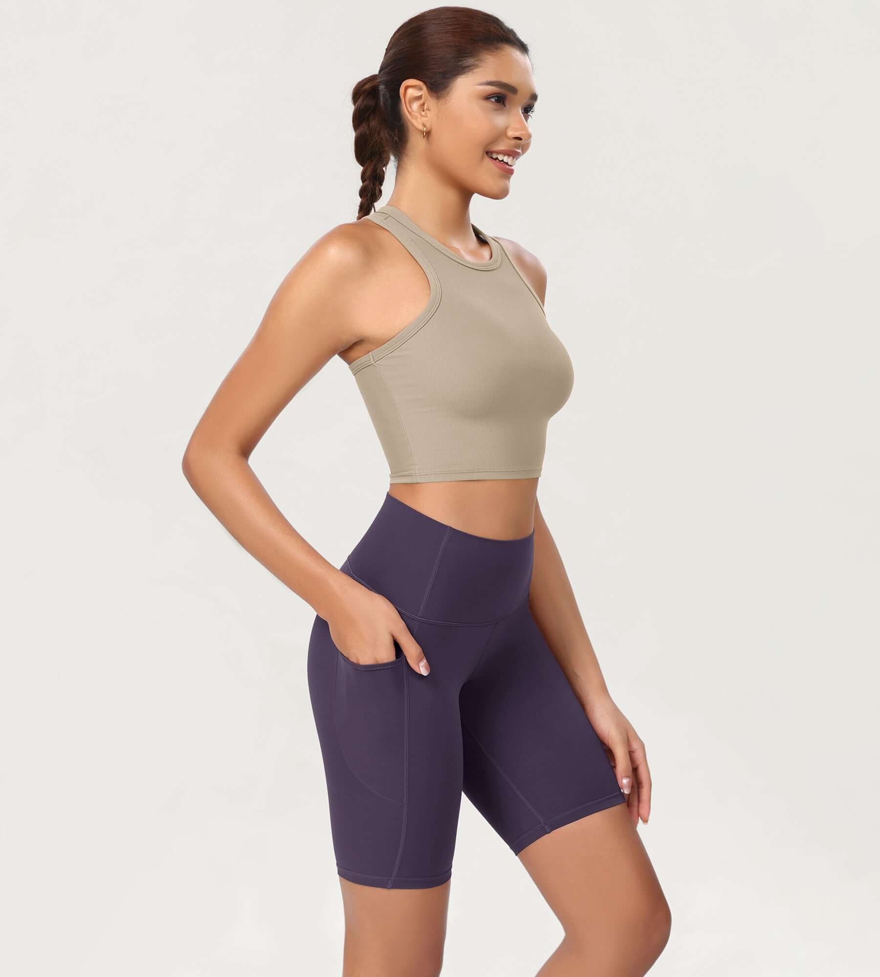 ODCLOUD 8 High Waist Lounge Yoga Shorts - ododos