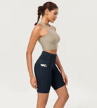 ODCLOUD 8" High Waist Lounge Yoga Shorts - ododos