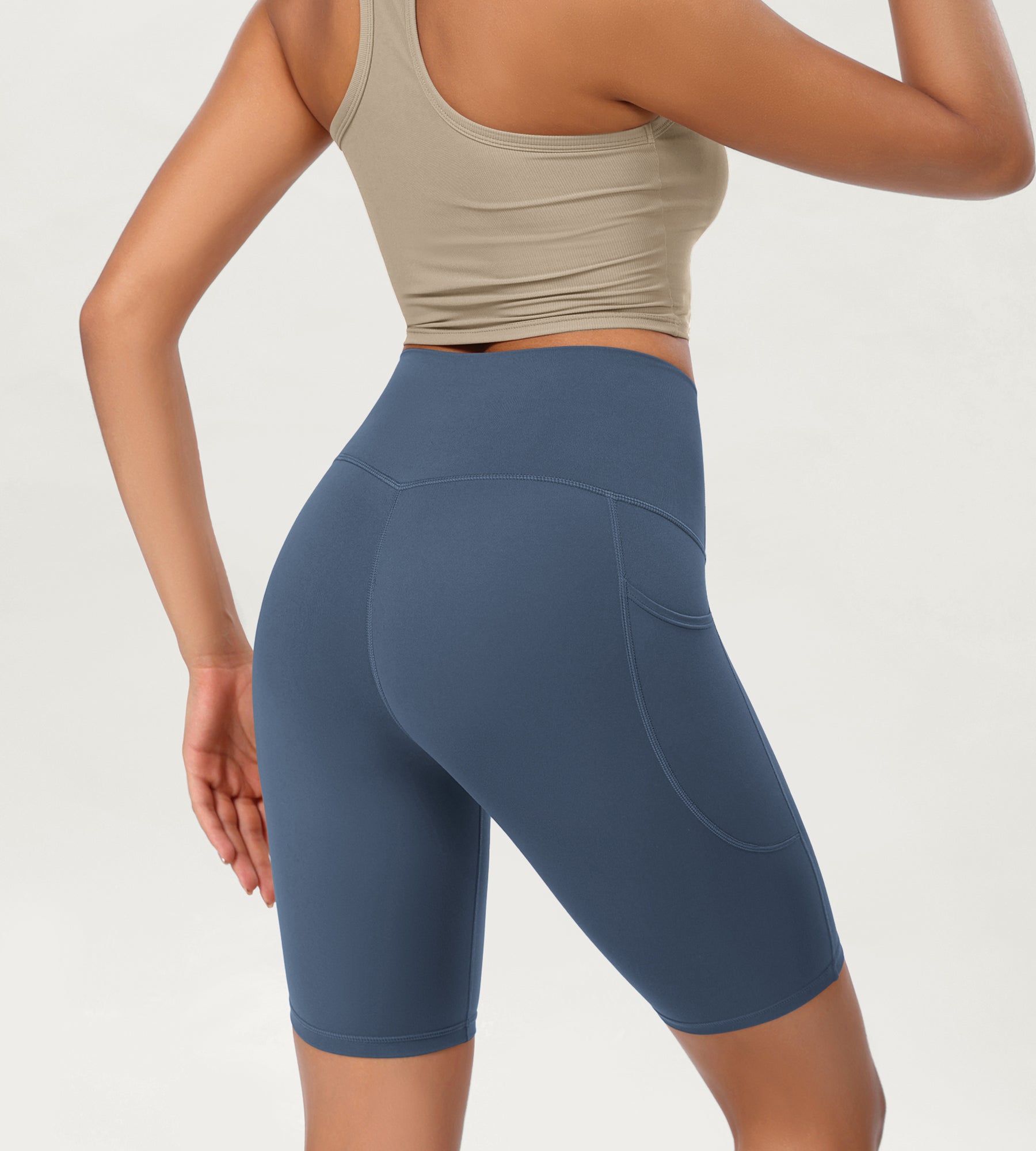 ODCLOUD 8" High Waist Lounge Yoga Shorts - ododos