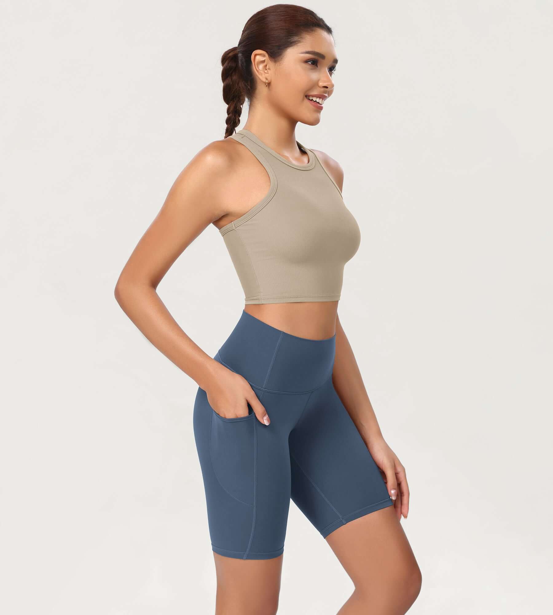 ODCLOUD 8 High Waist Lounge Yoga Shorts - ododos