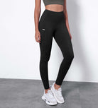 25” High Waisted Tummy Control Through Athletic Yoga Leggings with Pockets - ododos