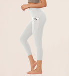 23” High Waisted Tummy Control Through Athletic Yoga Leggings with Pockets - ododos