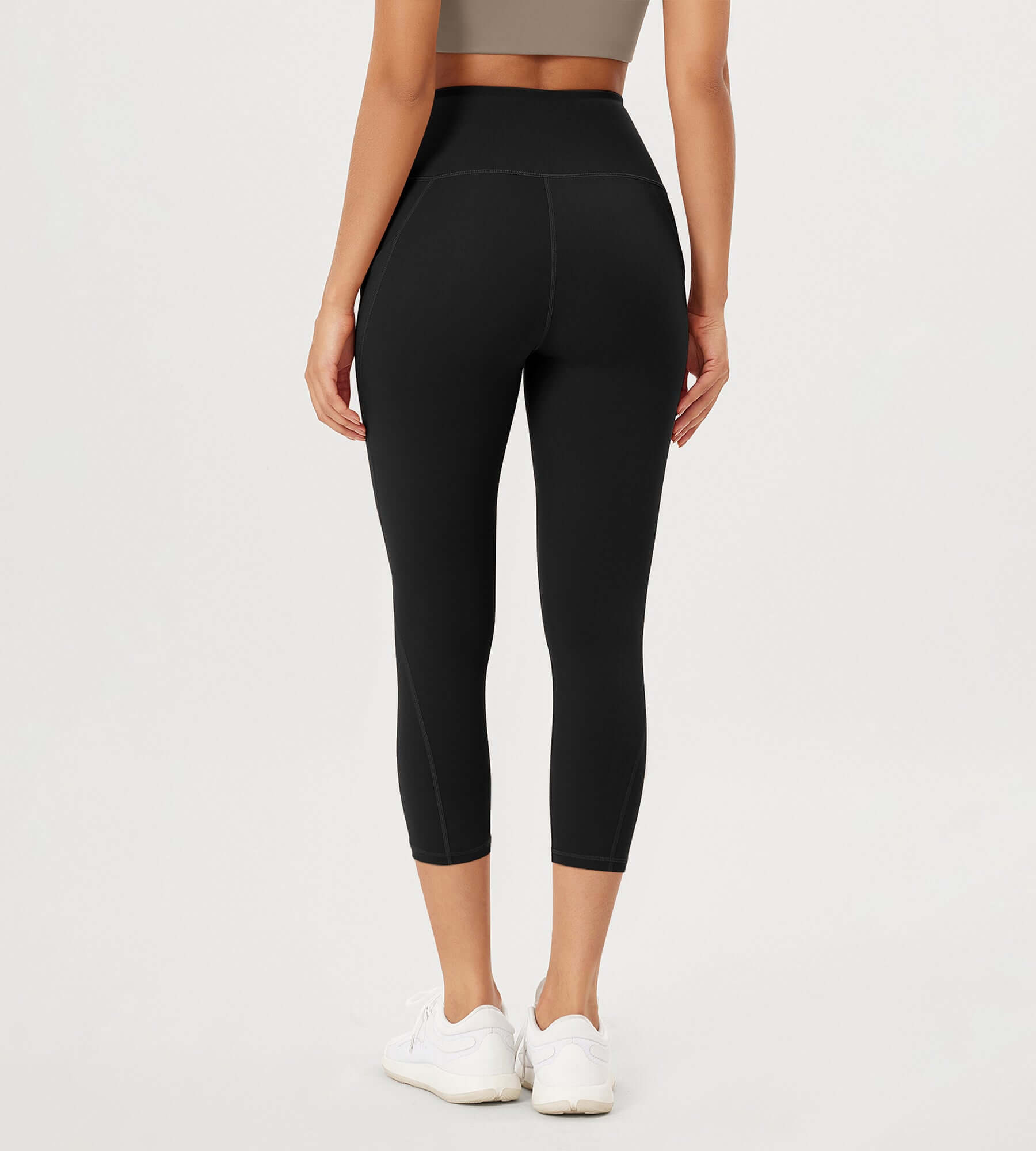 23” High Waisted Tummy Control Through Athletic Yoga Leggings with Pockets - ododos