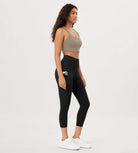 23” High Waisted Tummy Control Through Athletic Yoga Leggings with Pockets - ododos