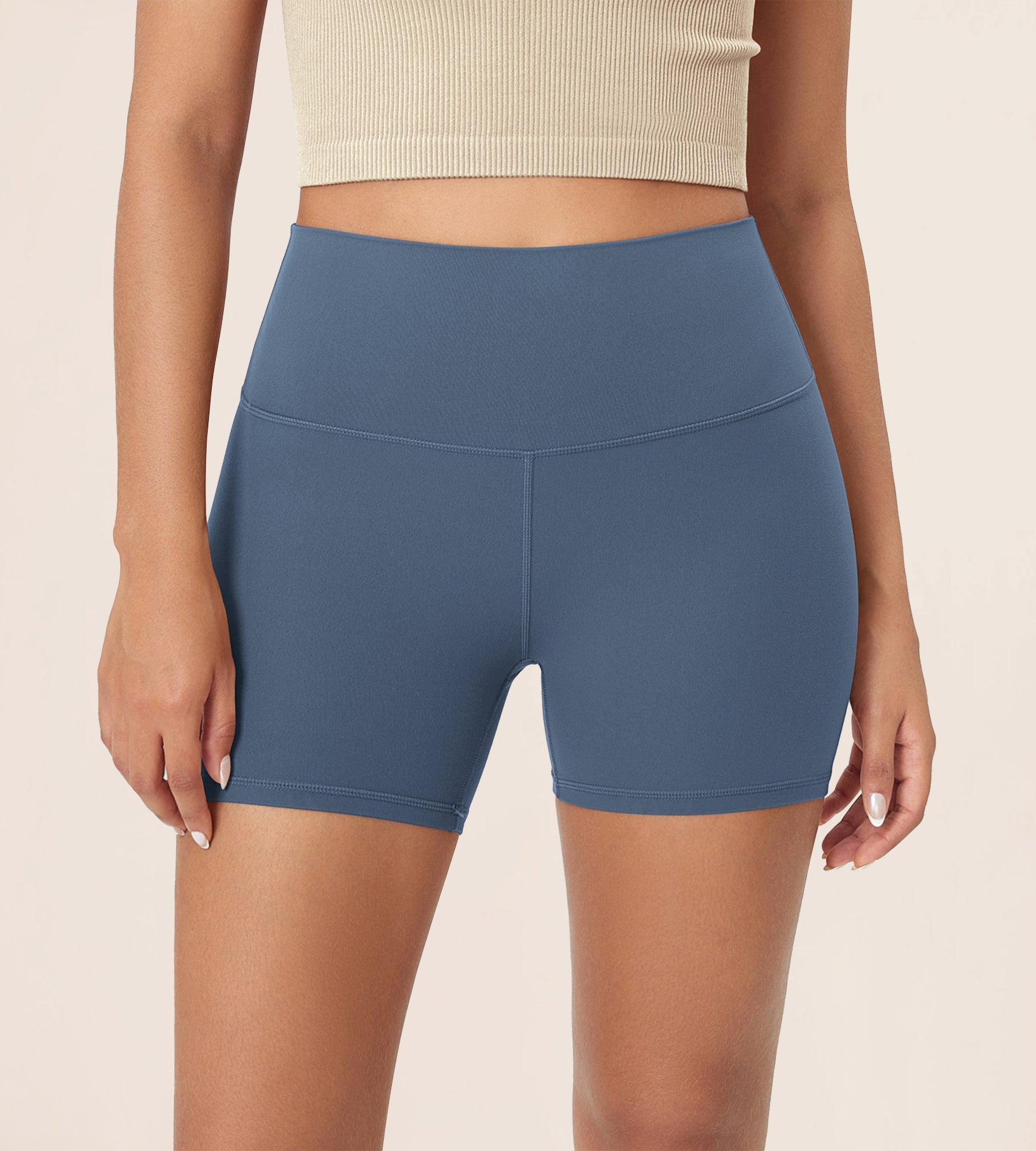 4 ODCLOUD Lounge Yoga High Waist Buttery Soft Biker Shorts - ododos