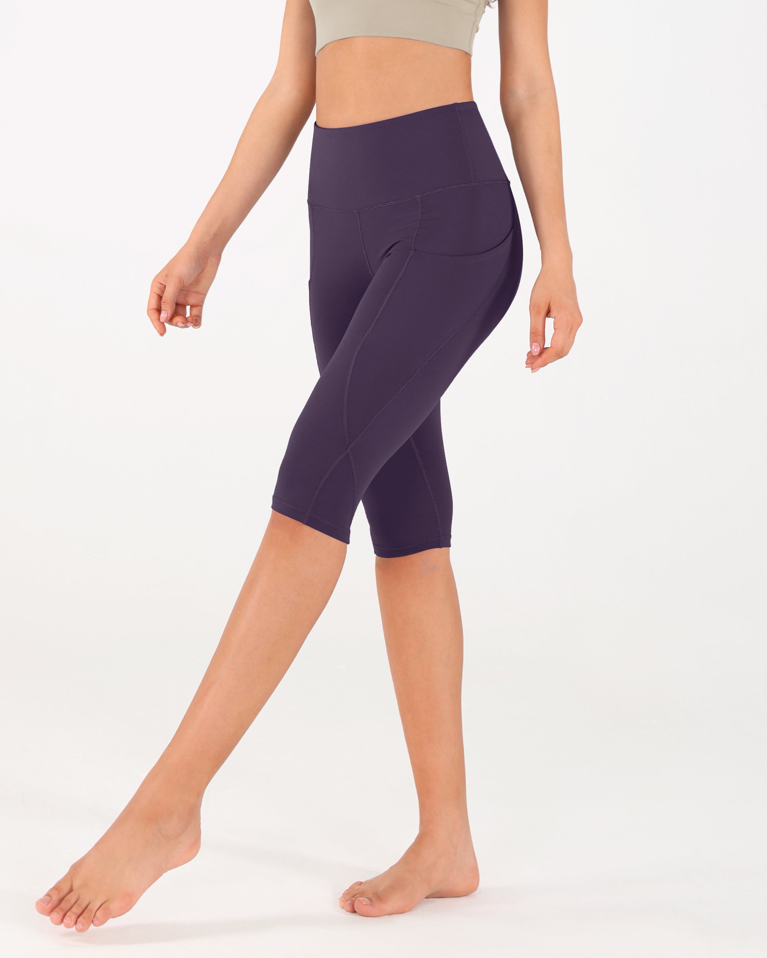 Buy ODODOS Women's High Waist Yoga Capris with Pockets, Workout Sports  Running Athletic Capris Leggings with Pocket Online at desertcartSeychelles