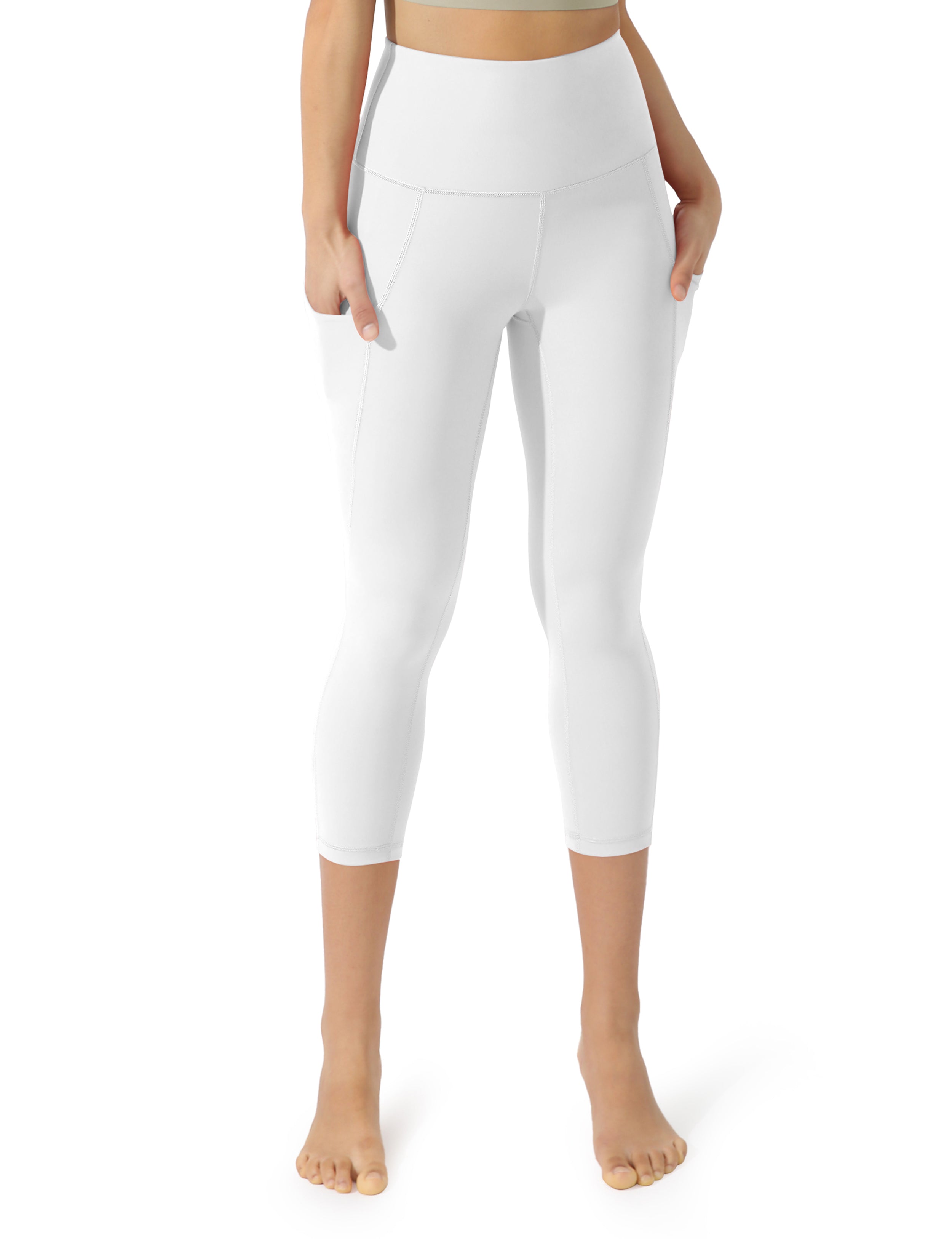 Off white capri leggings best sale